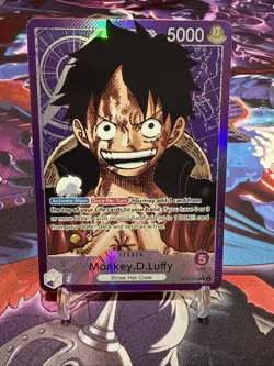 One Piece TCG Monkey D Luffy OP05-060 L Alt Art Leader English Edition - Image 1