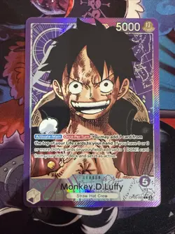 One Piece TCG Monkey D Luffy OP05-060 L Alt Art Leader English Edition - Image 3