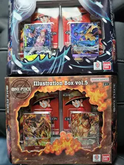 One Piece TCG Illustration Box Vol 5 and Vol 6 BUNDLE SEALED - Image 1