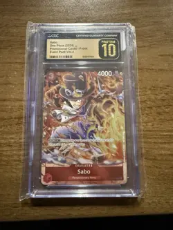 2024 One Piece Sabo Event Pack Volume 4 Championship Promo CGC Pristine 10 - Image 1