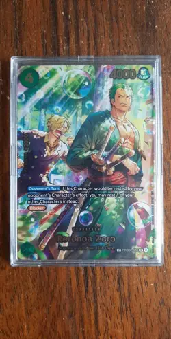 One Piece TCG NM OP14 Roronoa Zoro SP PRB02-006 - Image 1