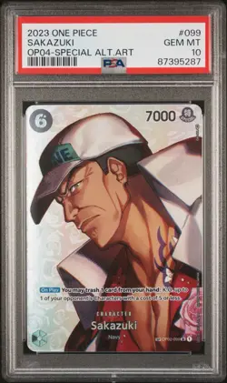PSA10 Sakazuki Special Art Art OP02-099 ( SR) 2023 One Piece - Image 1