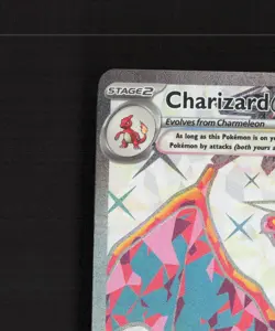 Charizard ex SVP056 SV Full Art Black Star Promo Holo Pokemon Card NM - Image 3