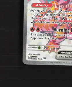Charizard ex SVP056 SV Full Art Black Star Promo Holo Pokemon Card NM - Image 5