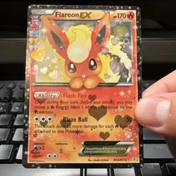 Pokemon TCG Flareon EX Holo Rare Card RC6/RC32 Generations Radiant Collection NM - Image 1