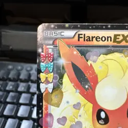 Pokemon TCG Flareon EX Holo Rare Card RC6/RC32 Generations Radiant Collection NM - Image 4