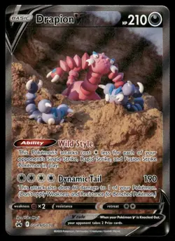 Pokemon Cards Drapion V GG49/GG70 Crown Zenith Galarian Gallery Holo Rare V NM - Image 1
