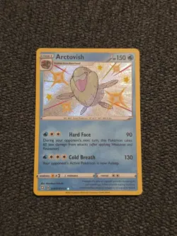 Pokemon TCG Arctovish SWSH Shining Fates SV037/SV122 Shiny Holo Rare Card NM - Image 1