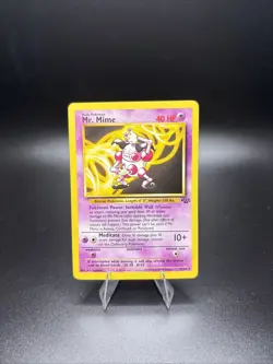 Pokemon TCG Mr. Mime 22/64 Jungle Set Unlimited Non-Holo Rare Card NM - Image 1