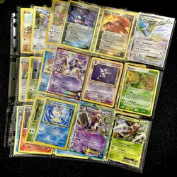 Old Pokemon Cards Mix VINTAGE Rare Collection binder Pages Holo WOTC Mixed TCG - Image 1