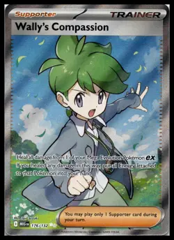 Wally's Compassion 176/132 ME01: Mega Evolution Ultra Rare Pokemon Card | NM - Image 1
