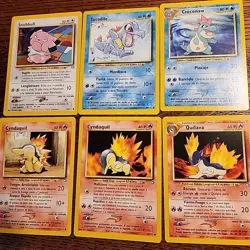 Small (SPANISH) Neo Genesis lot Vintage WOTC Pokemon TCG LP - NM 11 Cards - Image 2