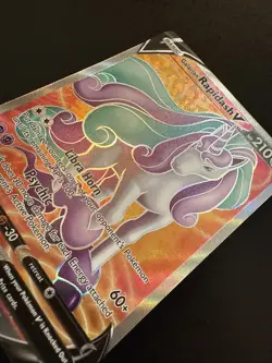 Galarian Rapidash v Chilling Reign Card 167/198 Full Art Holo Rare Pokemon - Image 3