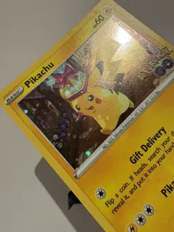 Pokemon Card Pikachu SWSH234 SWSH Black Star Promo Pokemon Go Near Mint - Image 4