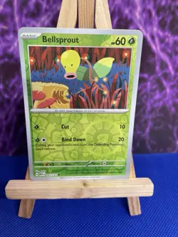 069/165 BELLSPROUT REVERSE HOLO SCARLET & VIOLET 151 POKEMON CARD - Image 1