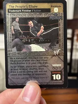 WWE Raw Deal Card Lot The Rock | Rock Bottom + People’s Elbow - Image 4