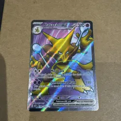 Alakazam Ex • 188/165 Ultra Rare Scarlet & Violet 151 • Pokemon Card • NM/Mint! - Image 1