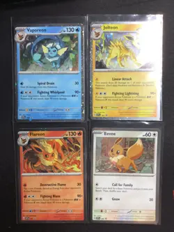 lot of pokemon cards eevee evolutions promos - Image 1