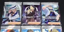 Full Art Trainer Supporter 6 Pokemon TCG Cards Fusion Strike + Surging Sparks NM - Image 3