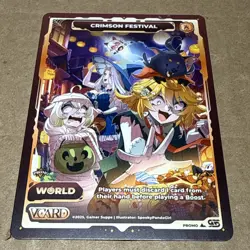 Gamersupps Vcard Crimson Festival - Power 9 Halloween Promo Card - Free Shipping - Image 1