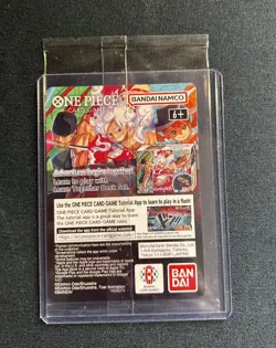 One Piece Monkey D. Luffy US College Basketball Promo Card RUTGERS - Image 2