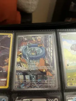 Pokemon TCG Squirtle Stellar Crown Illustration Card 148/142 Near Mint Condition - Image 1