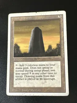 Basalt Monolith x1 Exodus Played Condition See Pic Front Back - Image 1