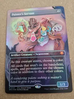 Painter's Servant (Borderless) - Special Guest - Lorwyn Eclipsed - Foil NM - x1 - Image 1