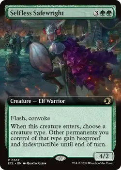 x1 Selfless Safewright - Foil - Extended Art R MTG Lorwyn Eclipsed M/NM, English - Image 1