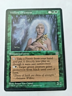 MTG Willow Priestess Homelands Green RARE Sumon Faerie X1 - Image 1