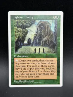 MTG Sylvan Library R Fifth Edition #329 - Image 1