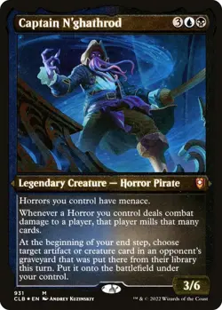 Foil Captain N'ghathrod (Display Commander) Thick Stock 931 - Image 1