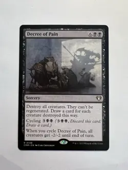 Decree of Pain - MTG Commander Masters - NM - Image 1