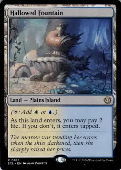MTG Hallowed Fountain (265) | NM | Lorwyn Eclipsed {ECL} - Image 1