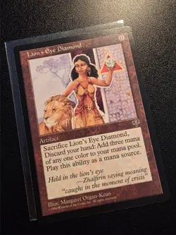 Lion's Eye Diamond Mirage Regular MTG LP - Image 1