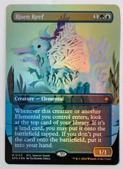 Lorwyn Eclipsed Risen Reef FOIL Mythic 143 Borderless Magic the Gathering - Image 1