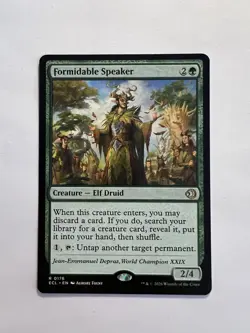 Formidable Speaker - MTG Lorwyn Eclipsed - NM - Image 1