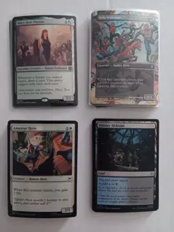 MTG Spider-Man Foil lot of 65 Rare/Uncommon/Common No Duplicates - Image 1
