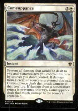 MTG - Comeuppance Commander: Murders at Karlov Manor #58 Rare NM - Image 1