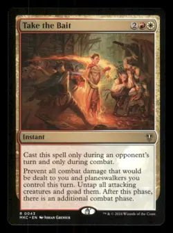 MTG - Take the Bait Commander: Murders at Karlov Manor #43 Rare NM - Image 1