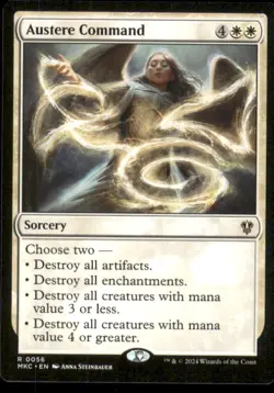 MTG - Austere Command Commander: Murders at Karlov Manor #56 Rare NM - Image 1