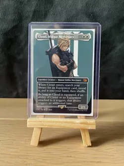 Cloud, Midgar Mercenary - Borderless - Final Fantasy - #0375 - MTG English - Image 1