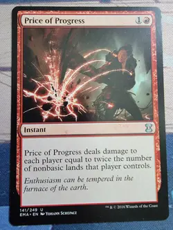 Price of Progress - Eternal Masters - MTG - Magic the Gathering - EMA - NM - Image 1