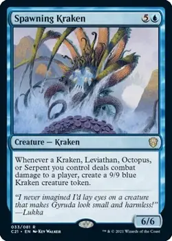 MTG Spawning Kraken - 33 / English / Near Mint - Image 1