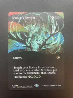 Nature's Rhythm (Borderless) Tarkir: Dragonstorm Regular - Image 1