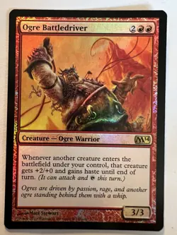Ogre Battledriver - FOIL - MTG Core Set 2014 - NM - Image 1