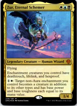 Zur, Eternal Schemer (Foil) Dominaria United, 228 NM - Image 1