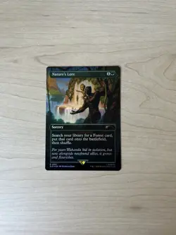 MTG FOIL Nature's Lore Marvel Secret Lair 867 Borderless - Secret Lair #867 - Image 1