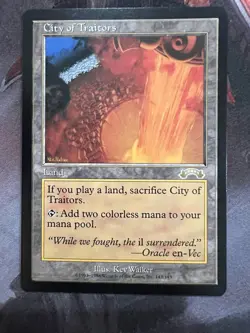 Mtg City Of Traitors Reserved List English NM - Image 1