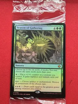 MTG BLB Promo Season of Gathering Bloomburrow Prerelease Foil Sealed + Arenacode - Image 1